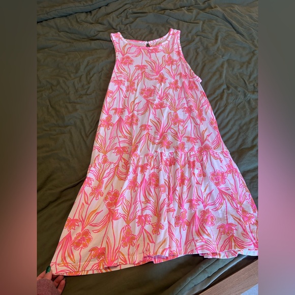 💕🧡NWOT Lilly Pulitzer lovely long stems Dixi dress 🧡💕 - Picture 2 of 7